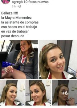 Mayra Menendez Secretaria Puta de Fundasen 4